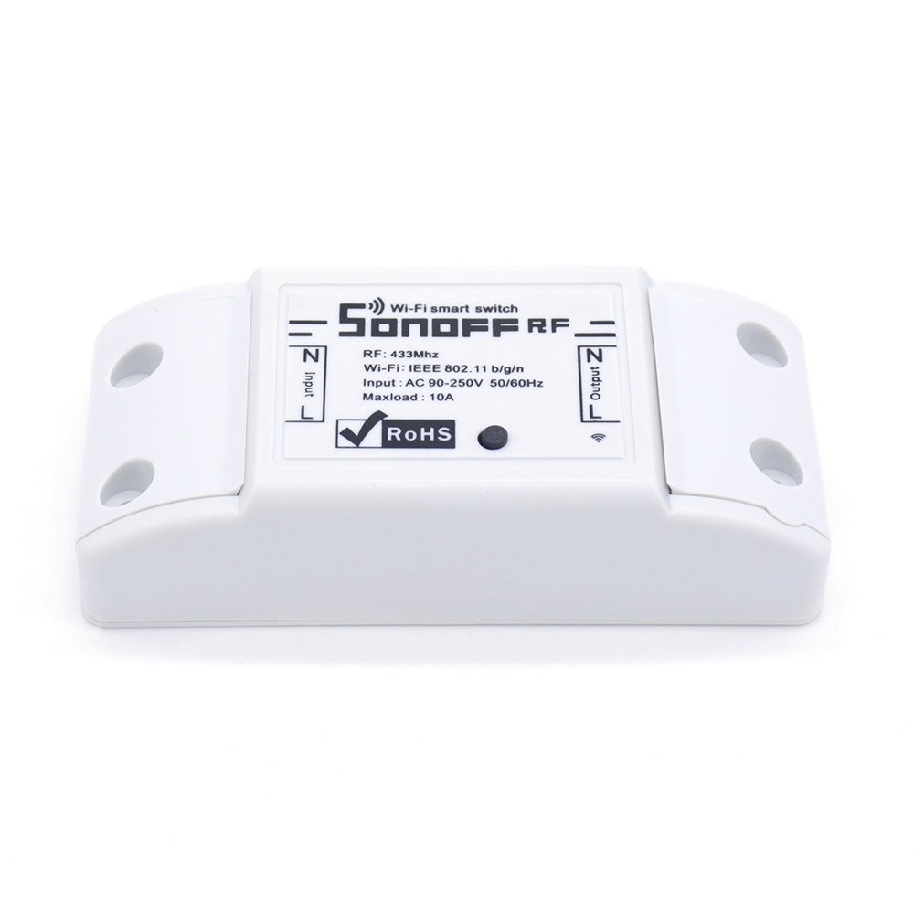 SMATRUL – Mini interrupteur intelligent sans fil 16A 433mhz, Module RF 220v,  prise en charge électrique, contrôle de synchronisation bidirectionnel,  lampe de maison On Off