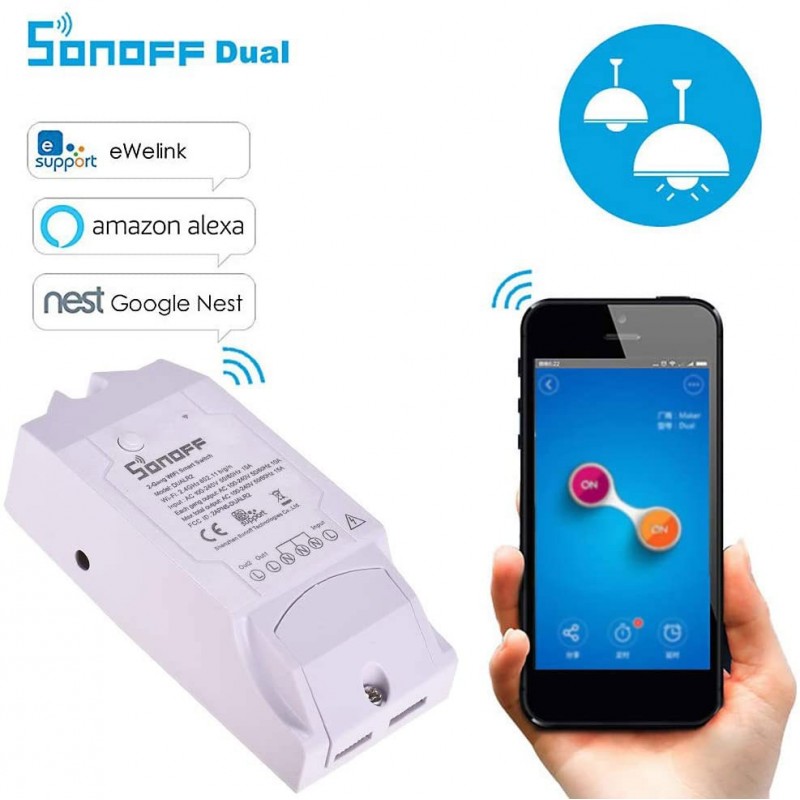 Interrupteur Intelligent Wifi Programmable Smart Light Sonoff