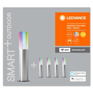 LEDVANCE Borne extérieur WiFi SMART+ éclairage d'allée, 10W 850lm