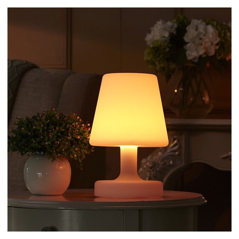 Lampe de table LED extérieur batterie de jardin rechargeable lampe
