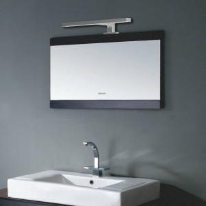 Evo - Chrome - Spot à fixer sur miroir - Applique LED miroir salle