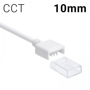 Connecteur câblé CCT ruban LED 10mm IP68