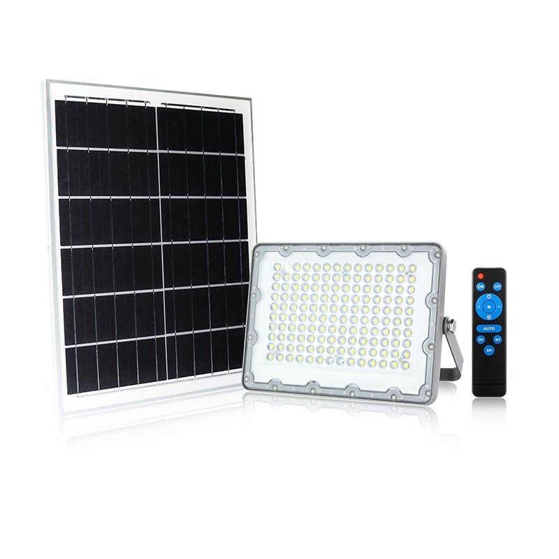 Lampadaire solaire LED Projecteur solaire étanche avec détecteur de  mouvement et télécommande pour extérieur jardin terrasse 300W