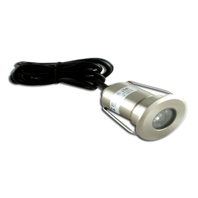 VBLED® Mini spot LED encastrable 1 W 3000 K blanc chaud 12 V DC à