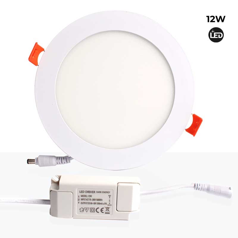 Spot LED Encastrable Extra-Plat 12W - Blanc Chaud 3000K