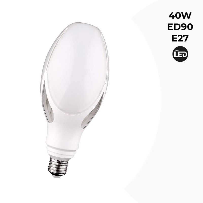 Lampe LED E27 - pack de 10 - 5,5 watts dimmable - 1800K extra chaud
