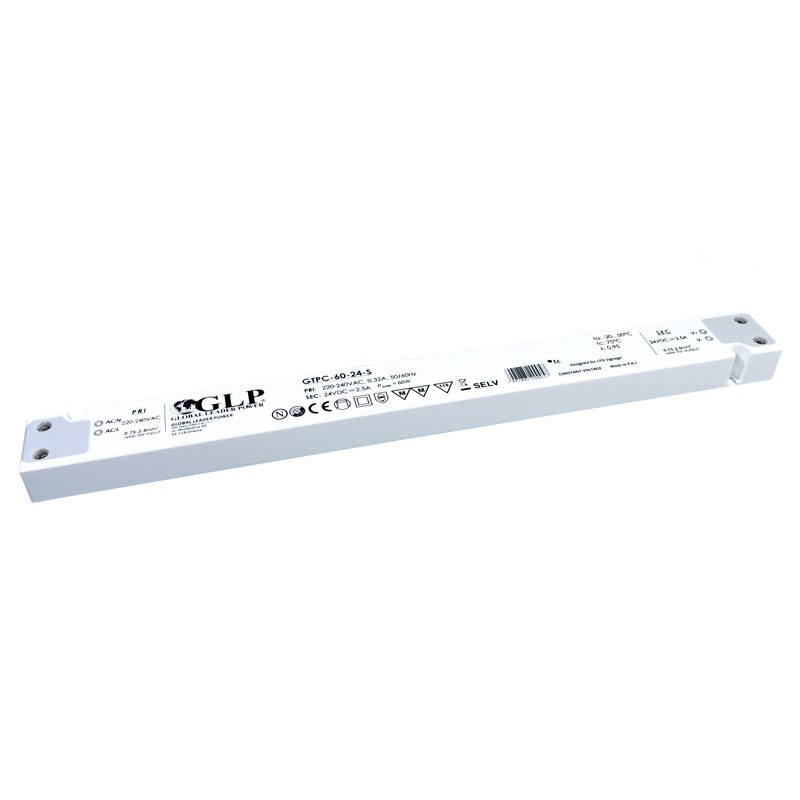 Alimentation LED extra plate 60W 24V - GLP