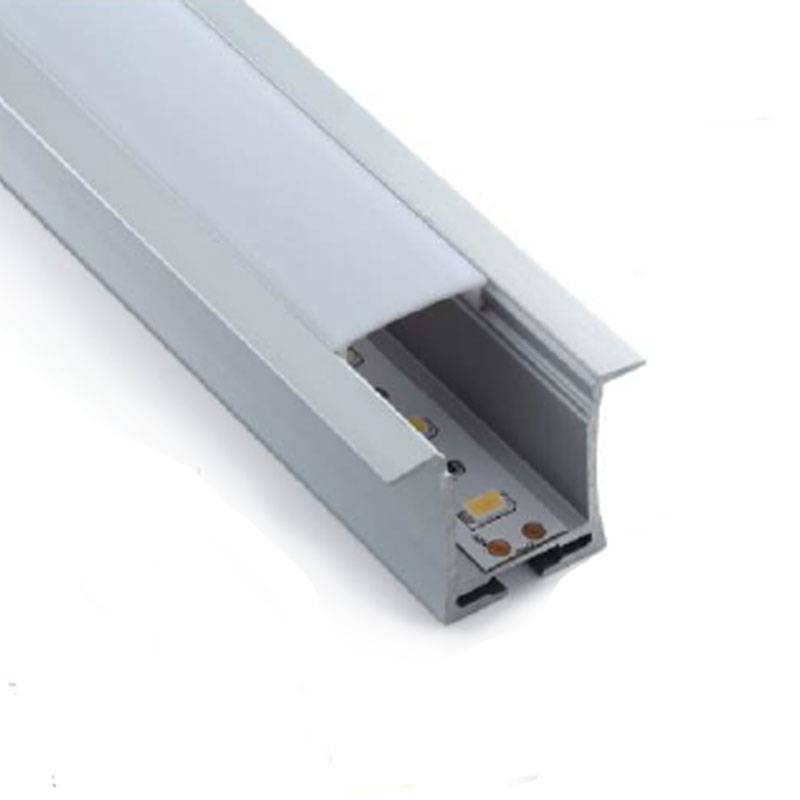 Profilé aluminium encastrable mur et plafond 36x28mm