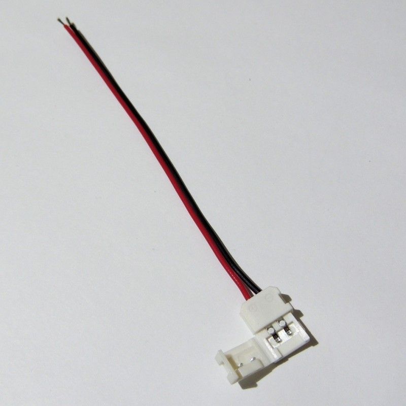 Connecteur ruban LED 8mm vers alimentation avec câble de 15cm | B·LED