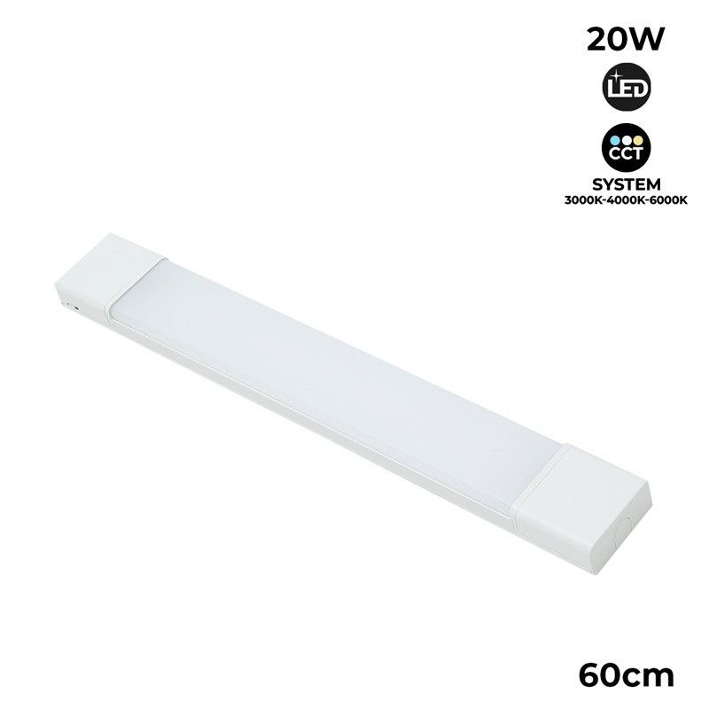 Réglette LED étanche - 20 W - 60 cm