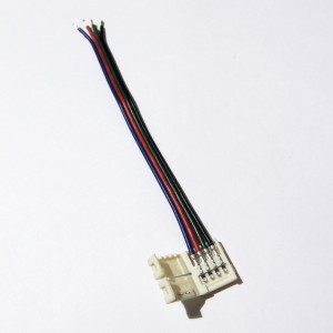 Connecteur ruban LED RGB 12mm câble 15cm avec1 click