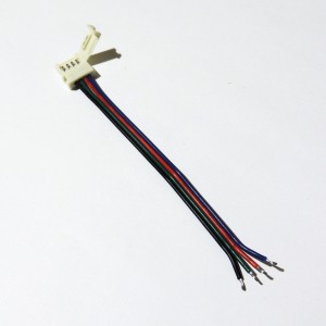 Cable de connexion précablé ruban led unicolore 10mm | Connecteurs