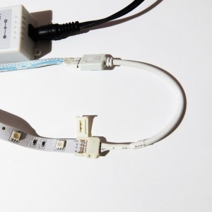 Connecteur ruban LED RGB 10mm contrôleur 4 broches