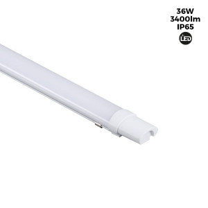 Boitier LED Etanche 120cm 36W Ip65 Blanc Froid - 6000k