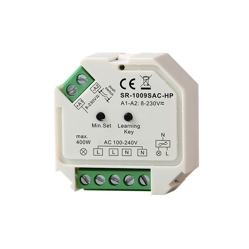 Contrôleur à Distance pour Variateur LED 1-10V et Triac RF Sans-Fil - Ledkia