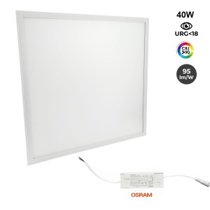 Panneau LED 60x60 Driver OSRAM - 40W - UGR18 - IRC 90