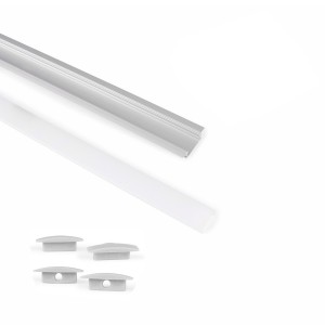 Profilé en aluminium pour ruban LED 35.9x14mm (2m)