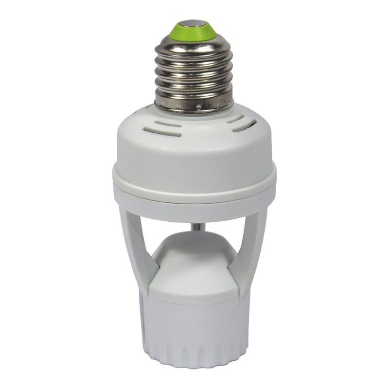 Acheter adaptateur ampoule LED E27 détecteur de présence intégré