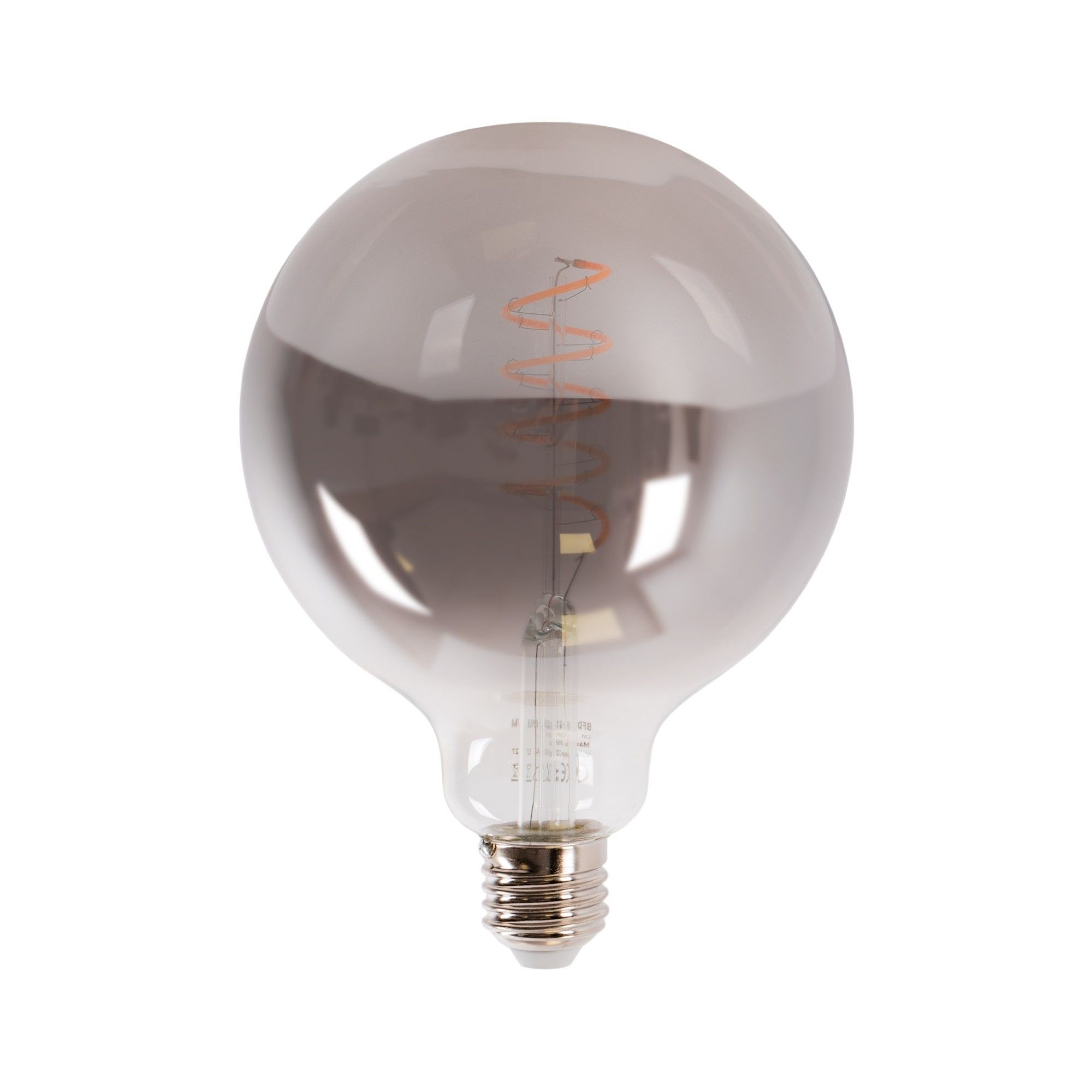Pack 3 ampoules déco LED blanc chaud filament spirale E27 3W 360