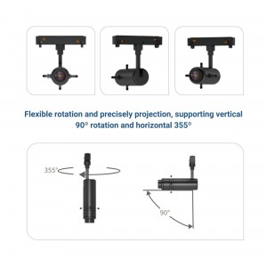 Spot orientable sur rail