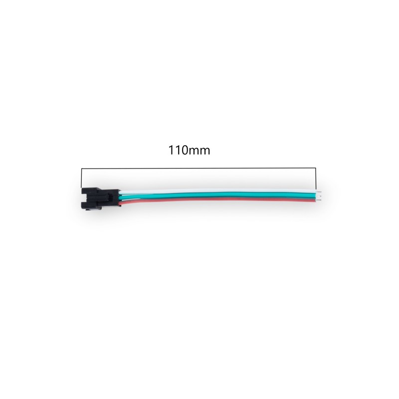 Câble Connexion Jack Femelle à Connecteur Rapide Ruban LED 12V Monochrome  SMD50
