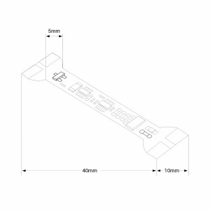 Capteur de proximité de marche/arrêt et de gradation des rubans LED - 5-24V DC