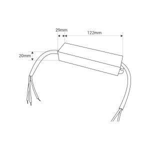 Alimentation 24W extra-plate 24V - 1.0A