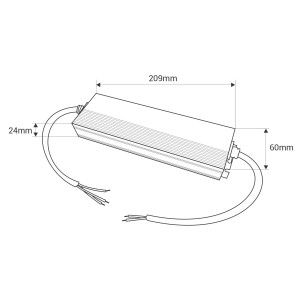 Alimentation 24W 200W slim