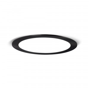 Dalle LED ronde 18 W encastrable - extra plate
