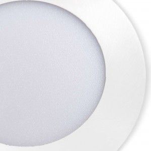 Spot LED encastrable extra plat rond 6W Blanc