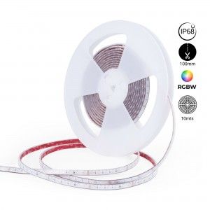 Ruban LED RGB 24V 60 LED/m étanche IP68