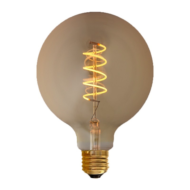 Acheter ampoule filament spirale LED Gold Vintage G125 E27