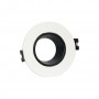 Support de spot encastrable rond + une douille GU10