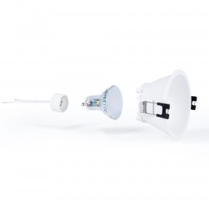 Spot LED complet avec ampoule dichroïque