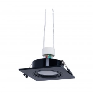 Spot LED + support encastrable + douille GU10