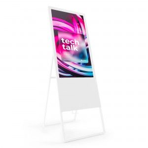 Ecran publicitaire pliable LCD Full HD 43" - Android - Intérieur | panneaux publicitaire