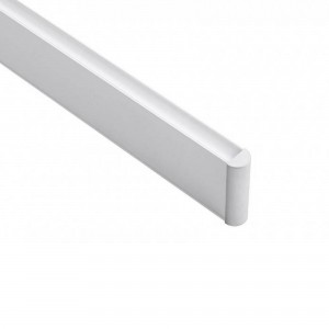 Couvercle latéral pour luminaire linéaire LED réf. B9050 | blanc