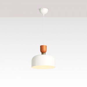 Lampe suspendue scandinave "Franz" - Métal et bois - E27 | suspension luminaire