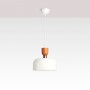 Lampe suspendue scandinave "Franz" - Métal et bois - E27 | suspension luminaire