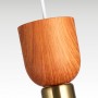 Lampe suspendue scandinave "Franz" - Métal et bois - E27 | suspension luminaire