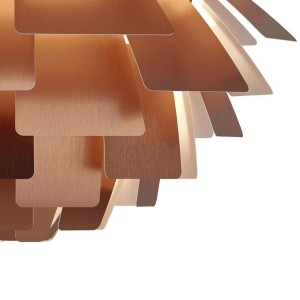 Lampe suspendue design "Luxor M" - Couleur bronze - E27