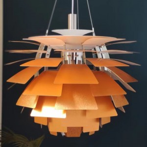 Lampe suspendue design "Luxor M" - Couleur bronze - E27