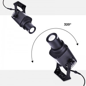 Projecteur GOBO LED 20W - Optique 13° - Extérieur - Orientable