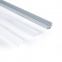 Profilé en aluminium pour ruban LED ≤ 13mm - Surface - ø 28mm - 2 mètres