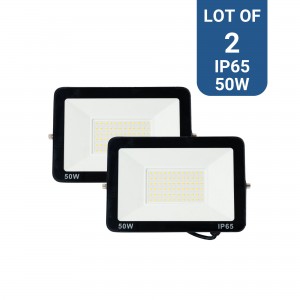 Pack de 2 Projecteurs extérieur LED 50W