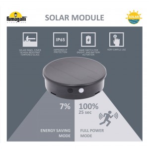 Borne solaire avec 3 modes de fonctionnement