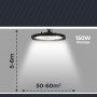 Suspension LED industrielle IP65