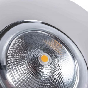 Spot LED spécial pour les magasins de vêtements et retail - 44W - Driver Philips - Coupe Ø210 mm