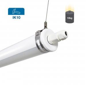 Reglette LED étanche à usage industriel - 150cm - 60W - 6900lm - IP67 - IK10