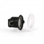 Spot encastrable LED CCT - 6W - Dimmable TRIAC - Ø68mm - IP65 - Blanc